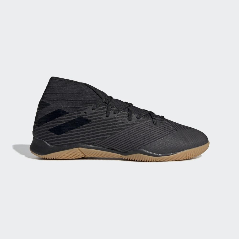 Adidasi Fotbal Adidas Nemeziz 19.3 Indoor Barbati Romania - Negrii/Negrii F34413